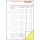 sigel Formularbuch "Kassenbericht/Bestandsrechnung" selbstdurchschreibend A5 2 x 40 Blatt