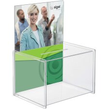 sigel Aktionsbox Acryl glasklar (B)17 x (T)23 x (H)30 cm