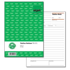 sigel Formularbuch "Telefon Notiz" A5 50 Blatt