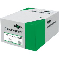 sigel DIN Computerpapier endlos 375 mm x 12" (30,48 cm)