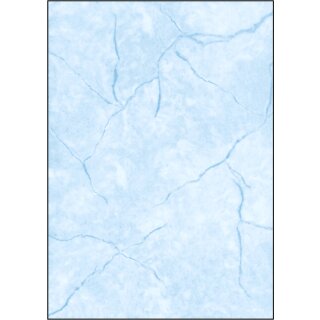 sigel Struktur Papier A4 90 g/qm Feinpapier Granit blau 100 Blatt