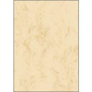 sigel Marmor Papier A4 90 g/qm Feinpapier beige 100 Blatt