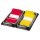 sigel Haftstreifen "Z Marker" Color Tip 2er Pack 25 x 43 mm rot gelb 2x50 Blatt
