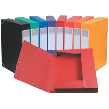 EXACOMPTA Sammelbox Cartobox DIN A4 40 mm farbig sortiert...