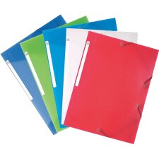 EXACOMPTA Eckspannermappe DIN A4 PP farbig sortiert...