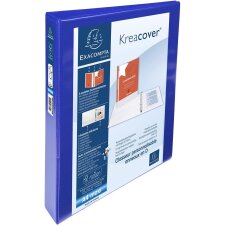 EXACOMPTA Präsentations Ringbuch A4 Maxi blau 2D...