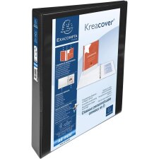 EXACOMPTA Präsentations Ringbuch A4 Maxi schwarz 4D...