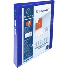 EXACOMPTA Präsentations Ringbuch A4 Maxi blau 4D...