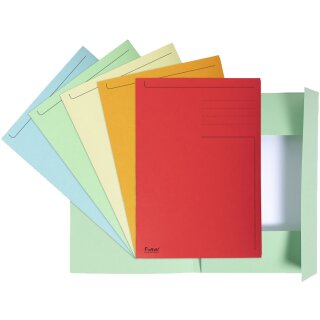 EXACOMPTA Aktenmappe DIN A4 Karton pastellgelb