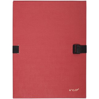 EXACOMPTA Dokumentenmappe NCLIP DIN A4 rot