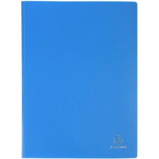 EXACOMPTA Sichtbuch DIN A4 PP 50 Hüllen blau