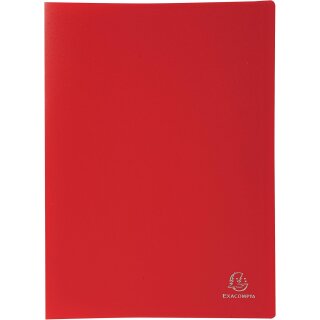 EXACOMPTA Sichtbuch DIN A4 PP 100 Hüllen rot