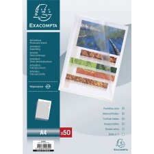 EXACOMPTA Sichthülle DIN A4 PP 0,12 mm genarbt...