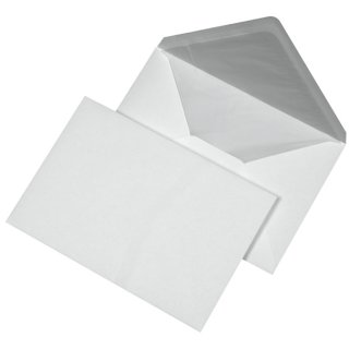 MAILmedia Briefumschlag Seidenfutter C5 weiß 500 Briefumschläge