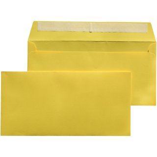 MAILmedia Briefumschlag C6/5 ohne Fenster gelb