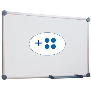 MAUL Weißwandtafel 2000 (B)1.200 x (H)900 mm grau Speditionsversand
