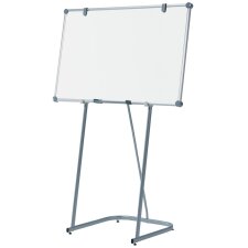 MAUL Mobile Weißwandtafel 2000 (B)750 x (H)1.200 grau Speditionsversand