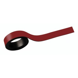 MAUL Magnetstreifen (B)20 mm x (L)1.000 mm rot 2 Stück