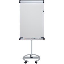 MAUL Flipchart MAULsolid Rundfuß flip2use grau