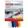 tesa On & Off Klett Kabelbinder Cable Manager small farbig