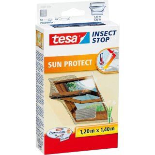 tesa Fliegengitter mit Sonnenschutz für Dachfenster anthrazit/metallic