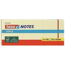 tesa Office Notes Haftnotizen 50 x 40 mm gelb 3...