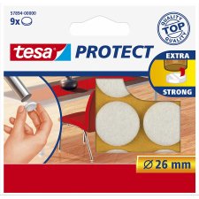 tesa Protect Filzgleiter weiß Durchmesser: 26 mm 9...