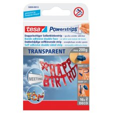 tesa Powerstrips DECO transparent Haltekraft: max. 0,2 kg...