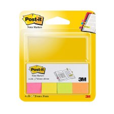 Post-it Pagemarker aus Papier 20 x 38 mm Neonfarben 4...