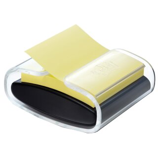 Post-it Z Notes Spender schwarz/transparent bestückt