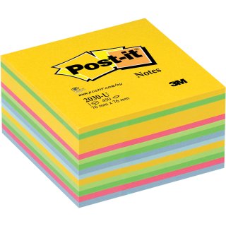Post-it Haftnotiz Würfel 76 x 76 mm Ultrafarbe 450 Blatt 