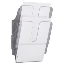DURABLE Wand Prospekthalter "FLEXIPLUS 2" A5 2...