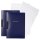 DURABLE Bewerbungs Set DURASWING JOB DIN A4 blau 2 Bewerbungsmappen