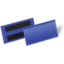 DURABLE Kennzeichnungstasche magnetisch 100 x 38 mm blau...
