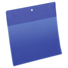 DURABLE Neodym Magnettasche DIN A5 quer blau 10 Stück