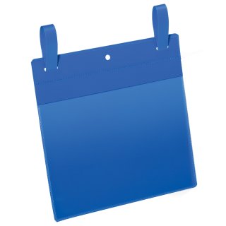 DURABLE Gitterboxtasche mit Lasche A5 quer blau 50 Stück