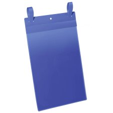 DURABLE Gitterboxtasche mit Lasche A4 hoch blau 50...