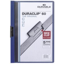 DURABLE Klemmhefter DURACLIP ORIGINAL 60 DIN A4 dunkelblau