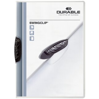DURABLE Klemmhefter SWINGCLIP DIN A4 Clip schwarz