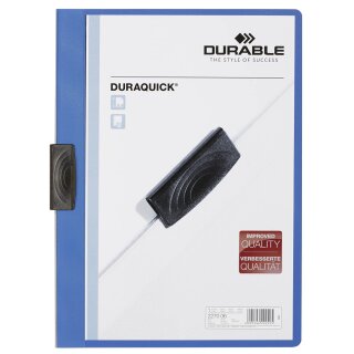 DURABLE Klemmhefter DURAQUICK DIN A4 blau