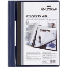DURABLE Schnellhefter DURAPLUS de Luxe DIN A4 dunkelblau