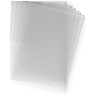 DURABLE Einbanddeckel DIN A4 transparent aus Kunststoff 100 Stück
