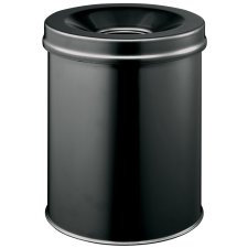DURABLE Papierkorb SAFE rund 15 Liter schwarz