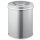 DURABLE Papierkorb SAFE rund 15 Liter metallic silber