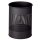 DURABLE Papierkorb METALL rund 15 Liter anthrazit