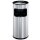 DURABLE Papierkorb METALL mit Ascher rund metallic silber