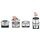 DURABLE Papierkorb SAFE mit Ascher 17 Liter anthrazit