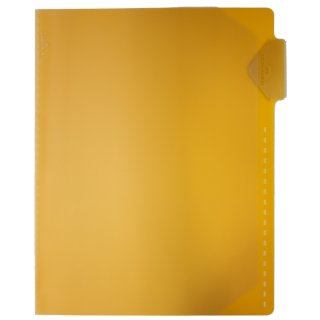 DURABLE Karteikarten Tasche DIN A4 mit Rastlochung gelb