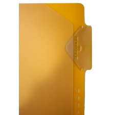 DURABLE Karteikarten Tasche DIN A4 mit Rastlochung gelb