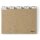 DURABLE Karteiregister A-Z Pressspan DIN A4 quer braun 25-teilig